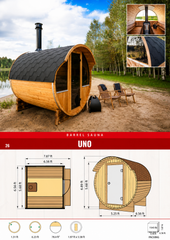 Barrel Sauna Uno