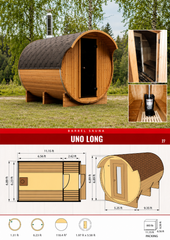 Barrel Sauna Uno