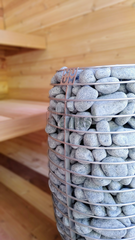 Panoramic Glass Cedar Barrel Sauna 8 FT