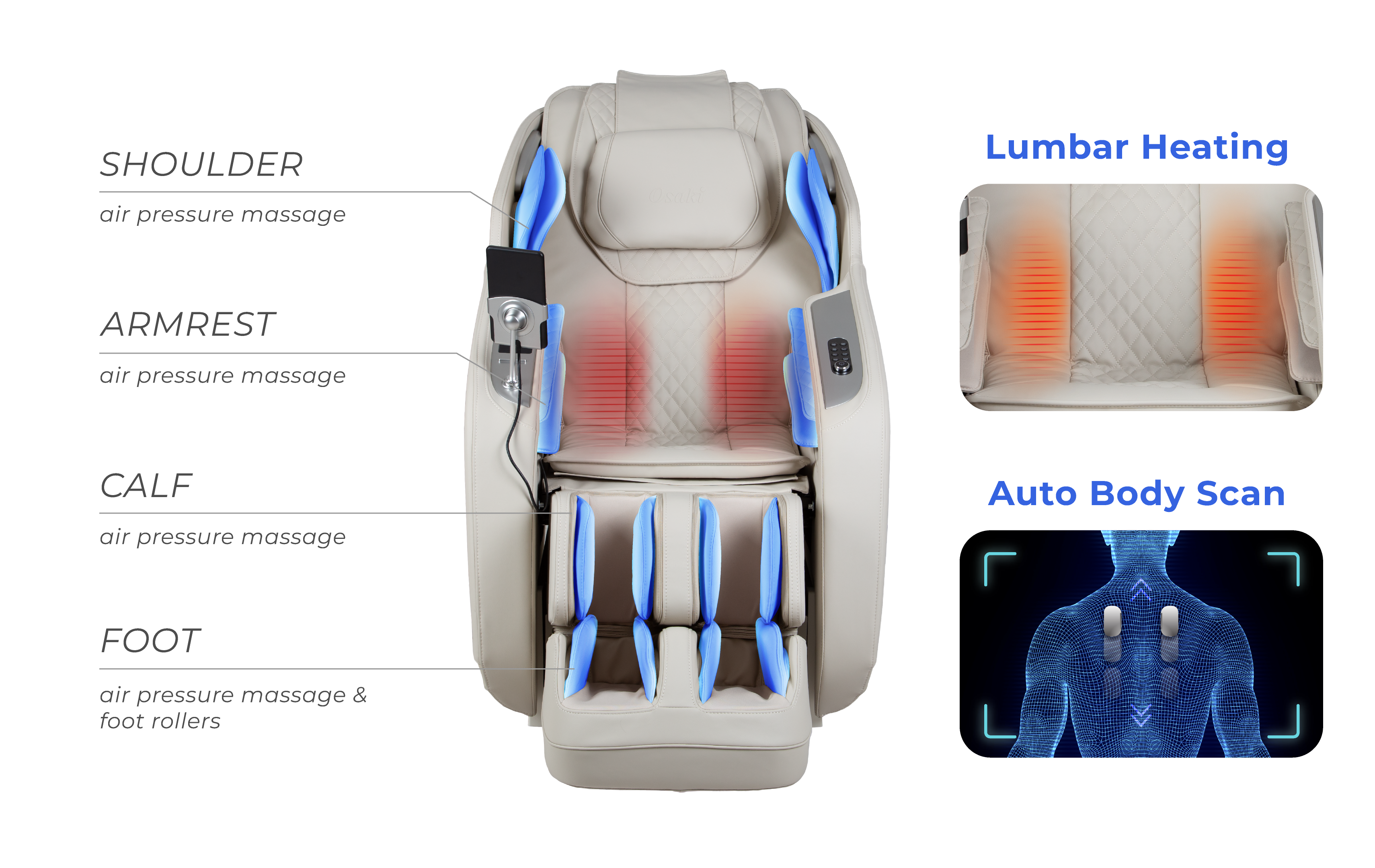 4D Helix LE Massage Chair
