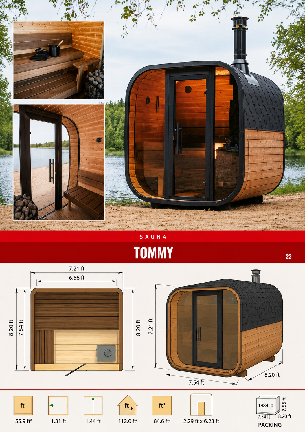 Tommy Cube Sauna