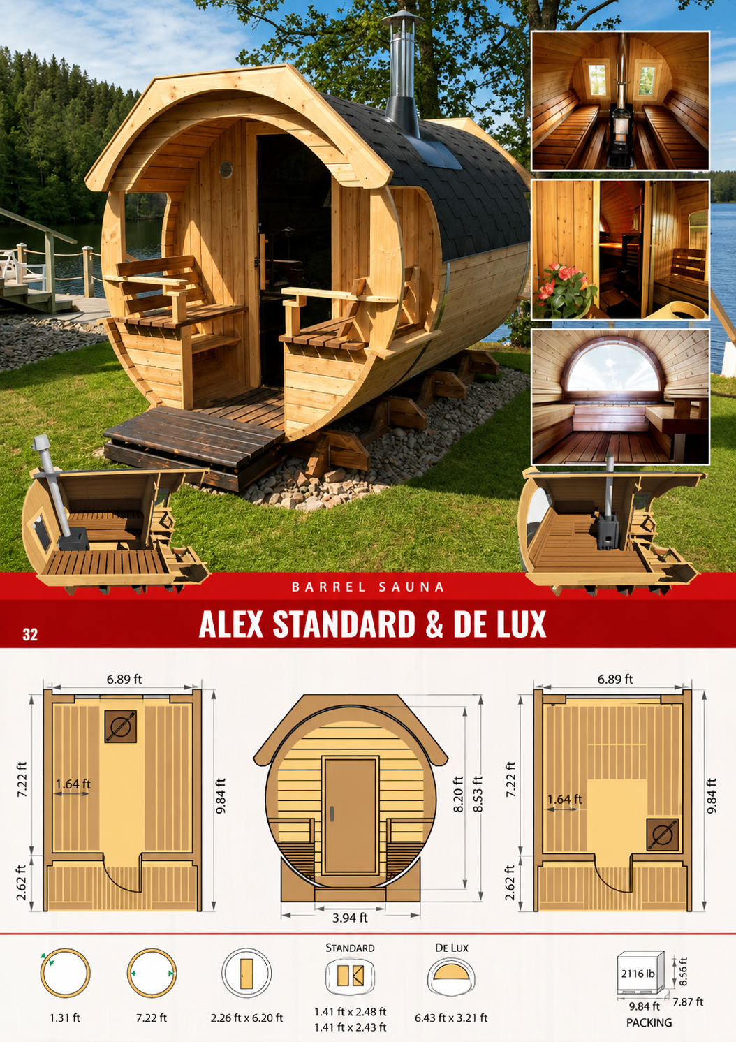 Alex Barrel Sauna